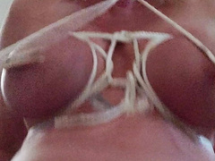 mom tied up tits. ride